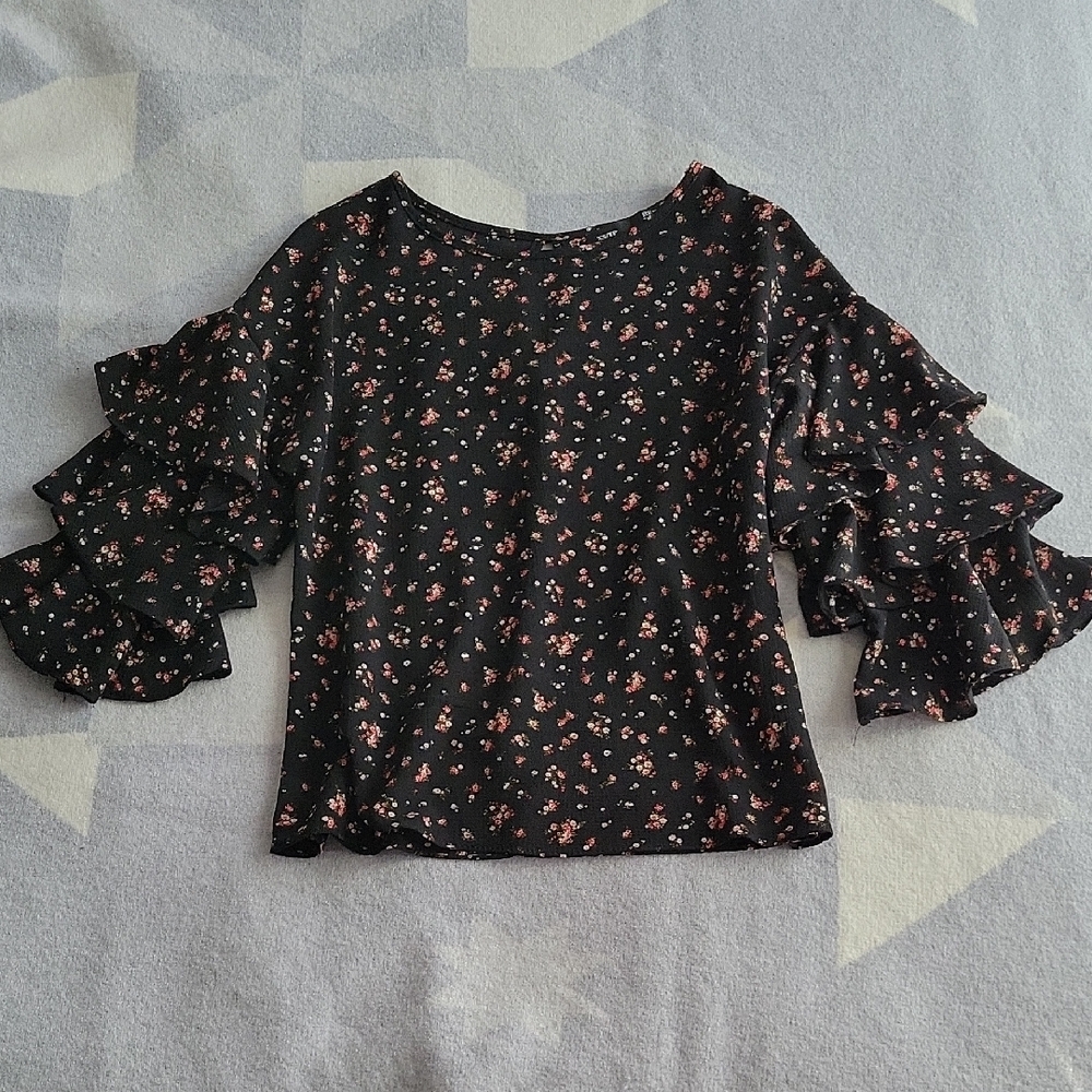 Rebel Sugar Ruffle Top - Picture 2 of 6